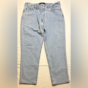 Abercrombie 33x30 men’s jeans, vintage stretch denim, athletic loose fit.